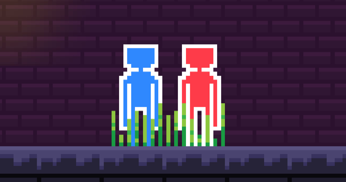 Image Red Stickman and Blue Stickman