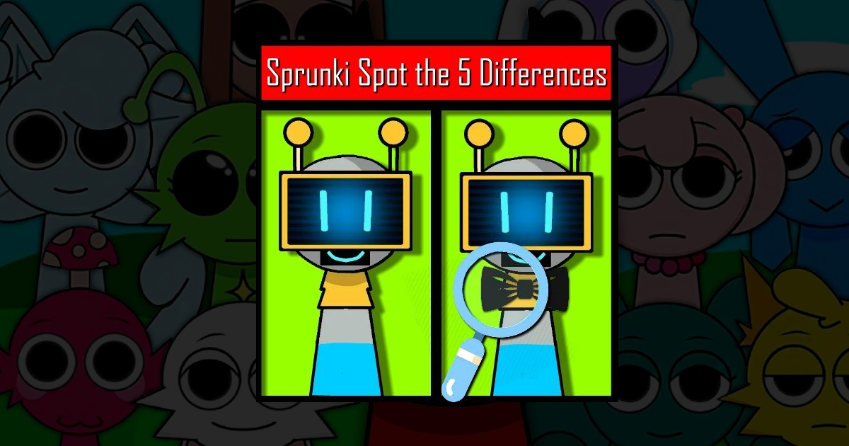 Image Sprunki Difference and Sing